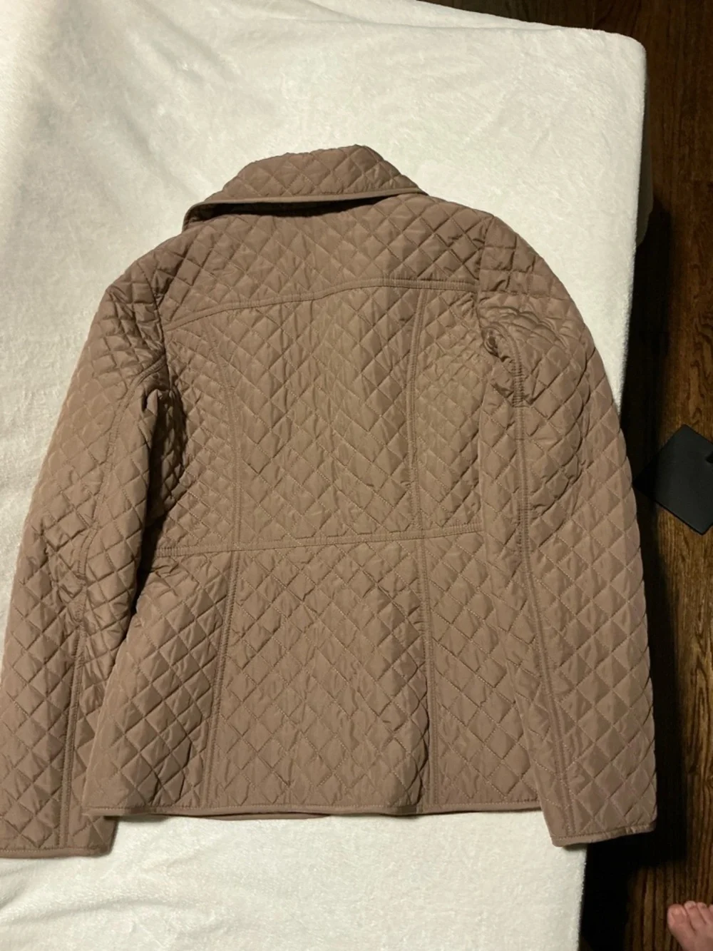 MICHAEL Michael Kors Quilted Brown Lightweight Jacket - Picture 2 of 7